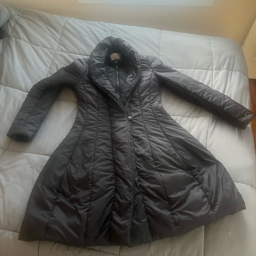 Halston Heritage Charcoal Puffer Jacket